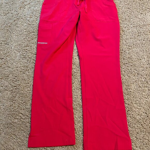 Skechers Red Straight Leg Pants - Picture 1 of 5